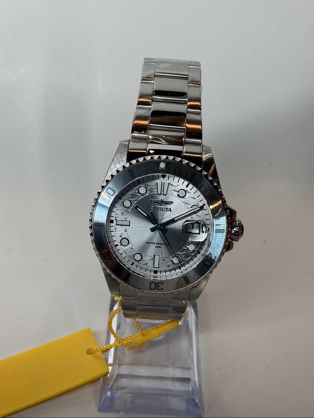 Invicta women’s Silver Stainless Steel Watch with Silver Dial-46687